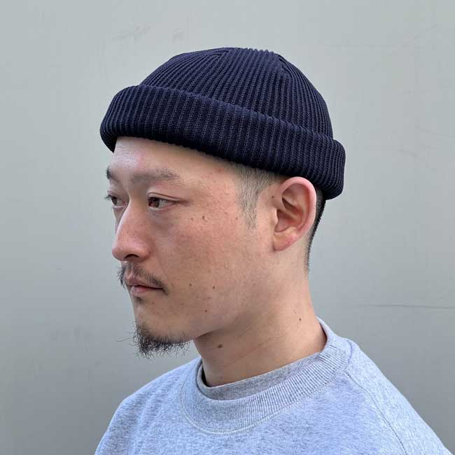 楽天市場】【ADVANCE（アドバンス）】COTTON ACRYL BEANIE(NAVY)SOLID