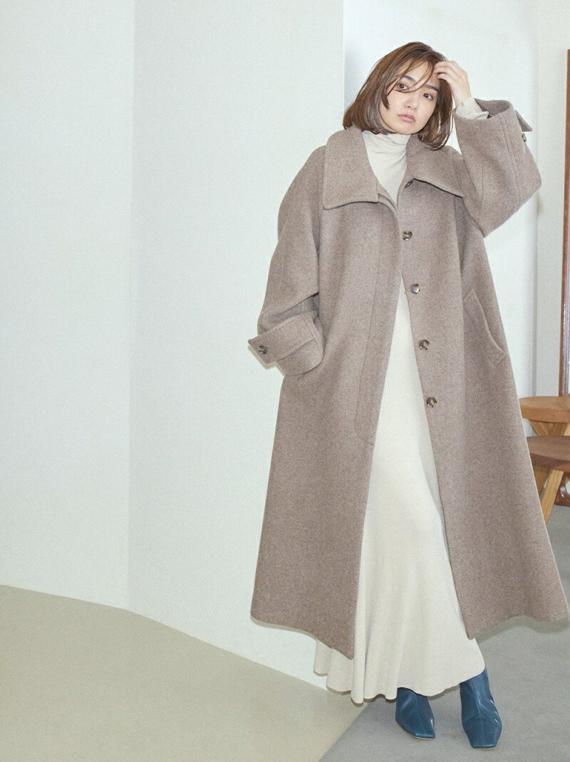 SALE／50%OFF】スタンドカラーバルマカンコート FRAY I.D フレイ