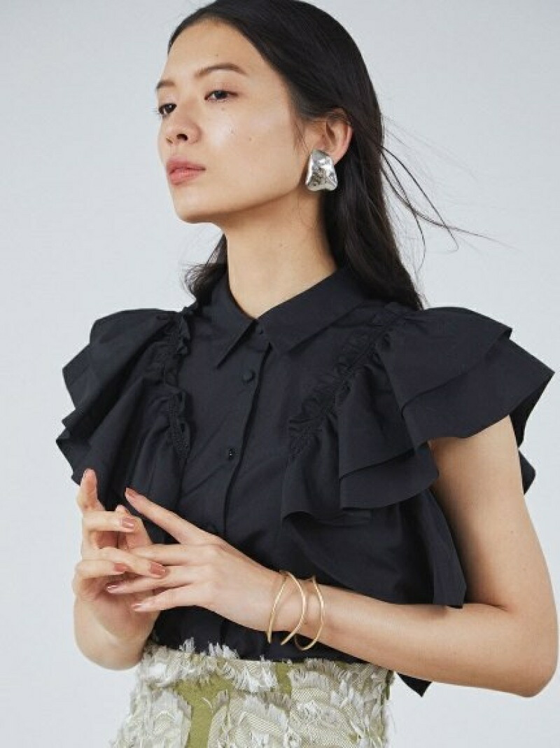 楽天市場】【SALE／50%OFF】ラッフルフリル襟付きブラウス FRAY I.D