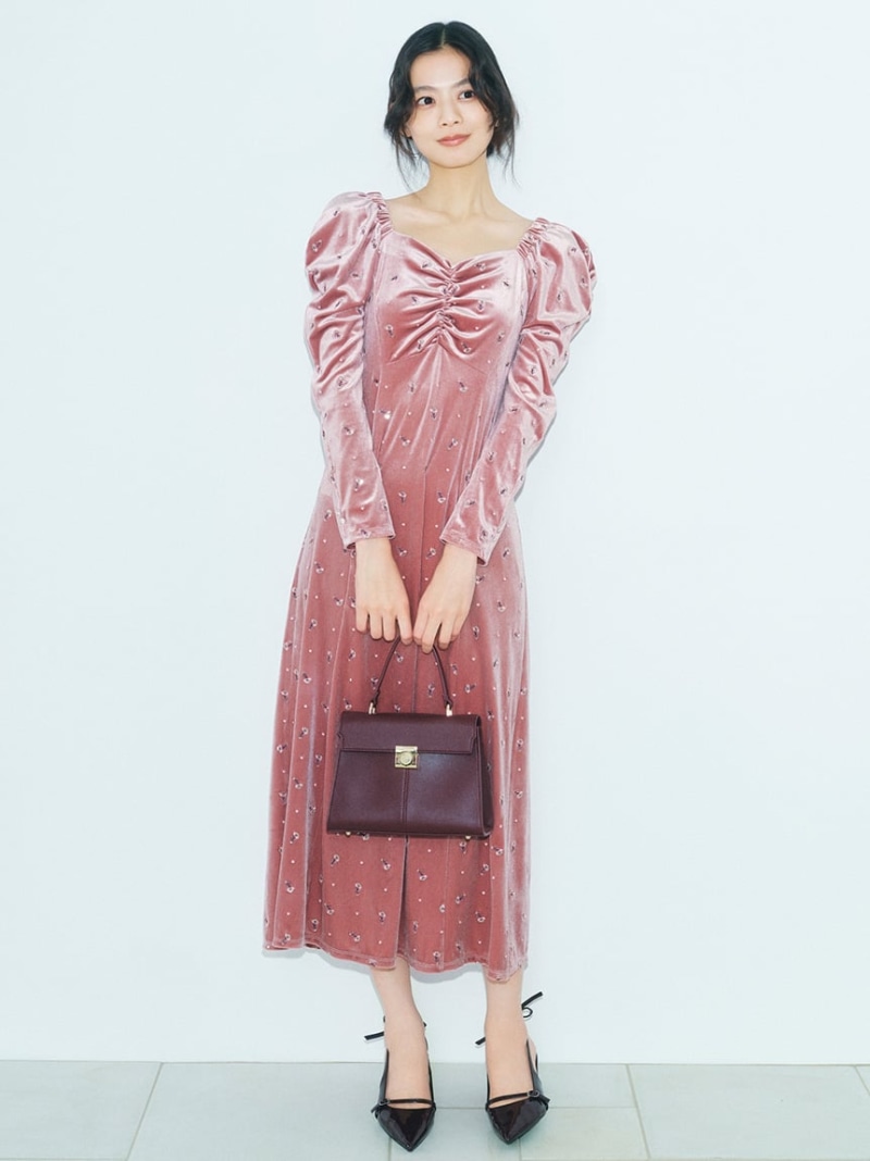 楽天市場】【SALE／30%OFF】エンブロイダリーベロアワンピース LILY