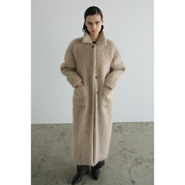 楽天市場】クラネ CLANE ロング シャギー レディ マキシ コート LONG