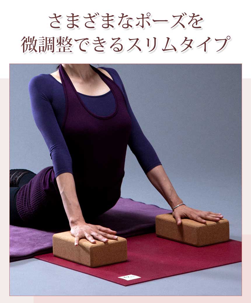 楽天市場】ヨガワークス コルクヨガブロック M（2個セット） yogaworks