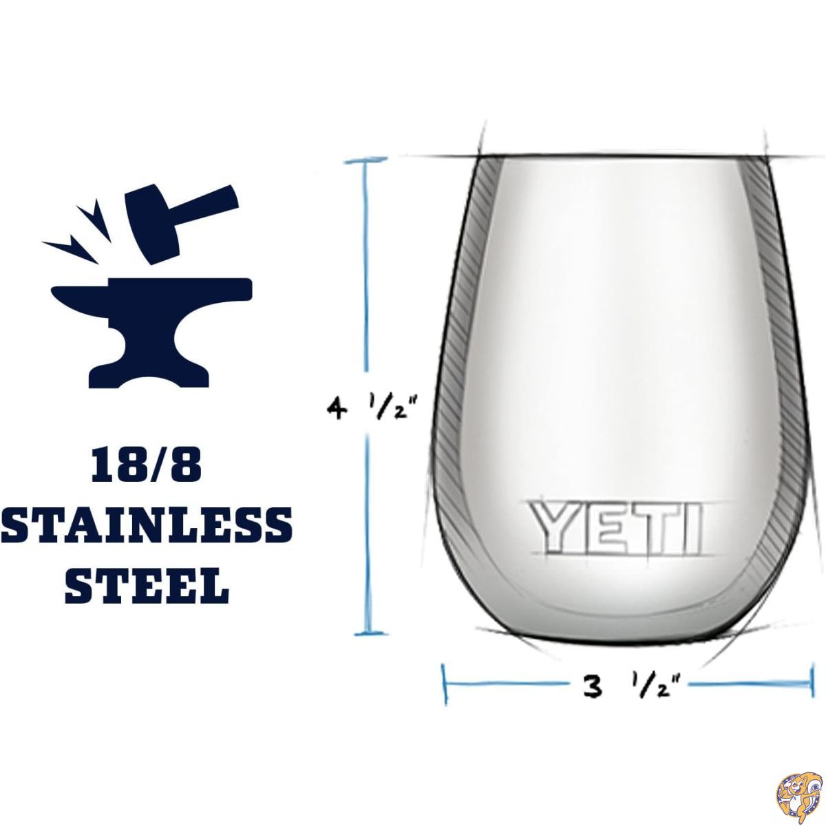 楽天市場】【ポイント2倍ワンダフルデー】YETI ワインタンブラー 10oz