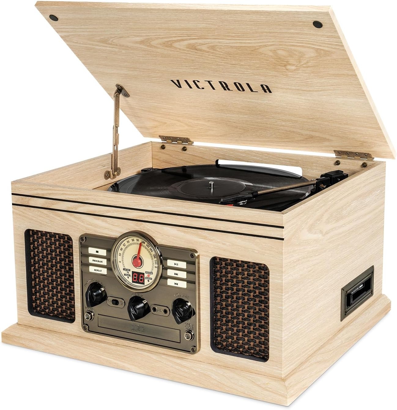 楽天市場】Victrola ノスタルジック ウッド 6-in-1 Bluetooth レコード