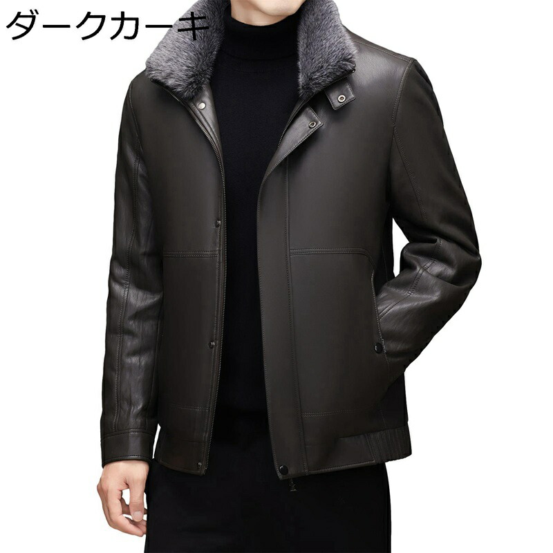 楽天市場】ラライダースジャケット 革ジャン メンズ ショート レザー