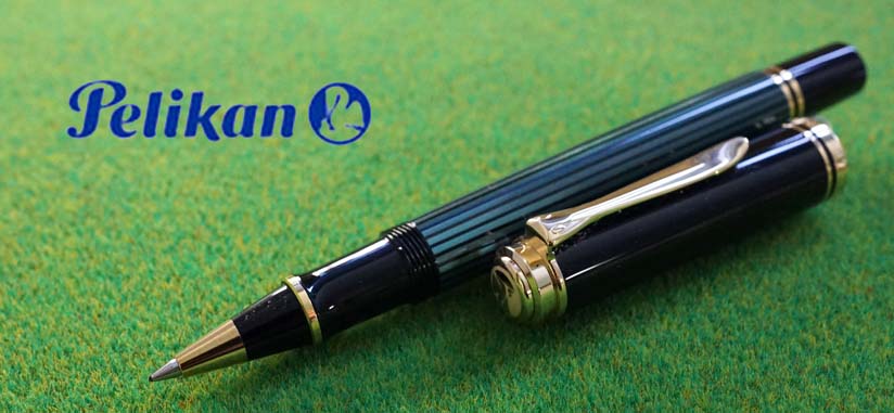 楽天市場】ペリカン ローラーボール スーベレーン R400 緑縞 新