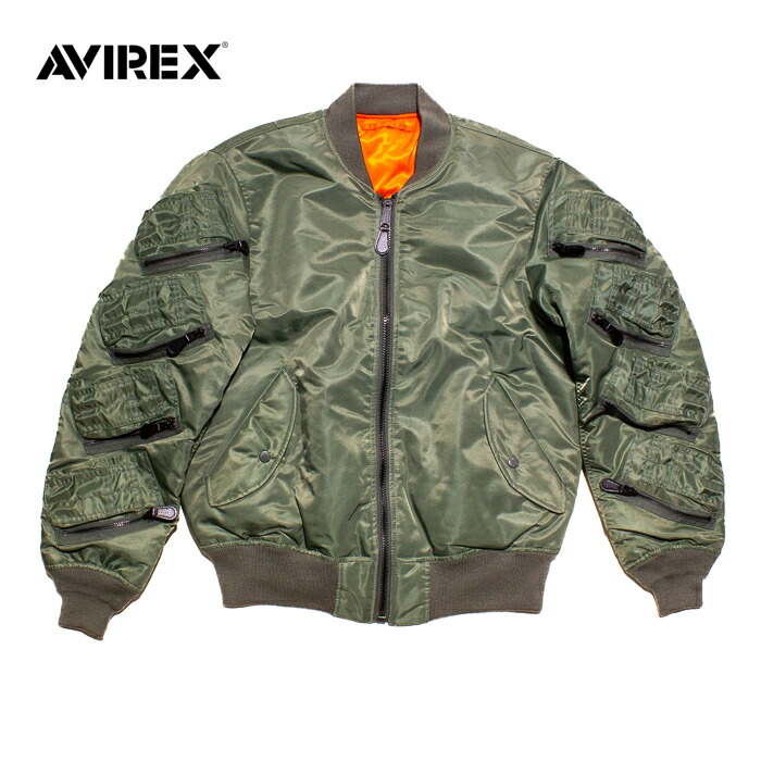 楽天市場】AVIREX 7835252018 12POCKET BIG MA-1【アヴィレックス 12