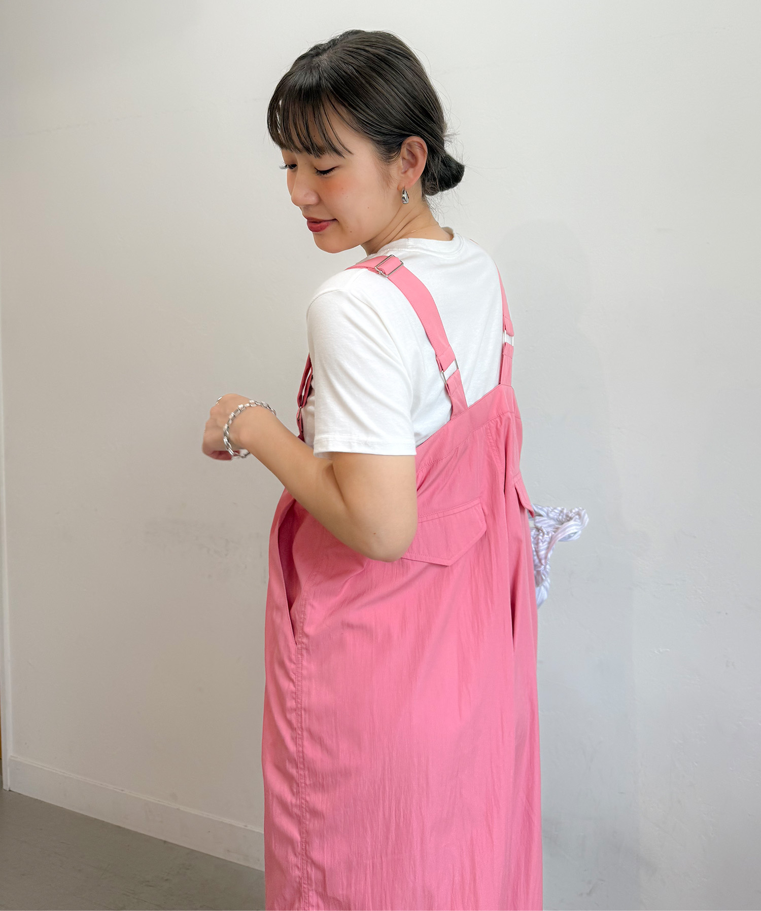楽天市場】2wayワイドサロペット オールインワン ロンパース