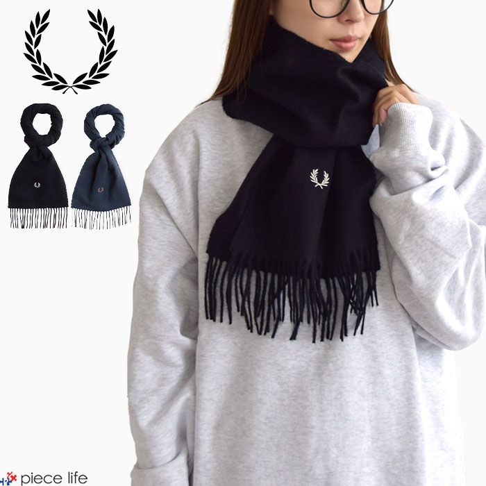楽天市場】【ラスト1】 FRED PERRY フレッドペリー マフラー Lambswool