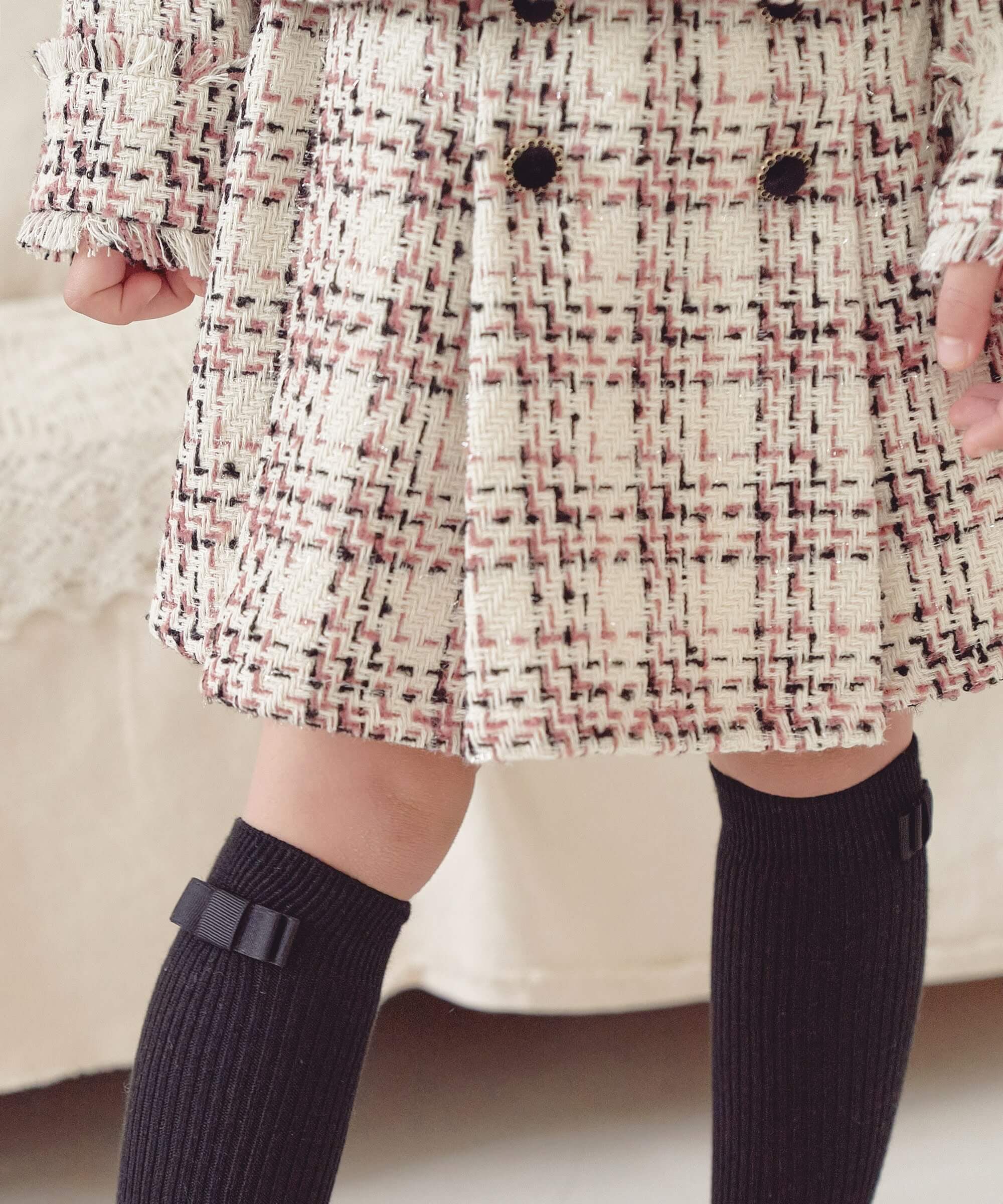 楽天市場】【楽天1位】子供服Rora レトロ ツイード スーツ スカート