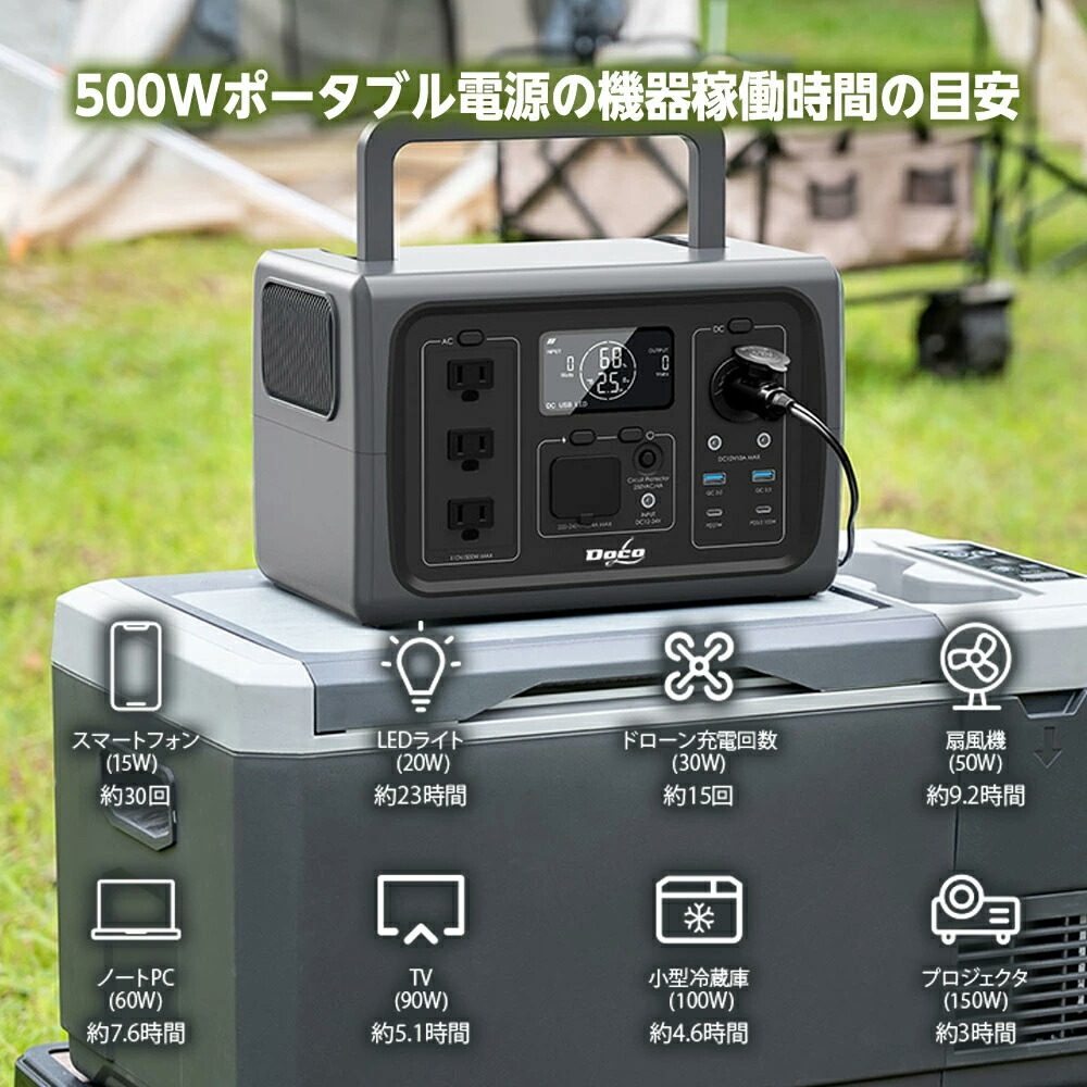 長*幸様 新品未開封 ポータブル電源 500Wh 長*幸様 新品未開封