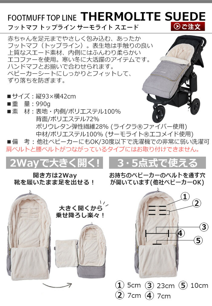 楽天市場】ベビーカー フットマフ 防寒 防寒カバーエアバギー