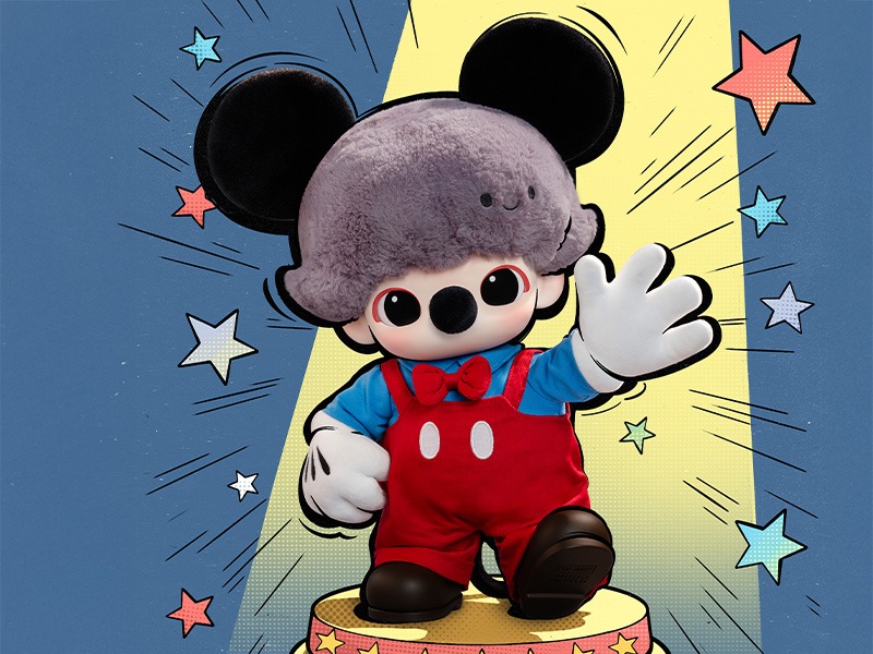 楽天市場】DIMOO WORLD × DISNEY Mickey ぬいぐるみバッグ : POP MART
