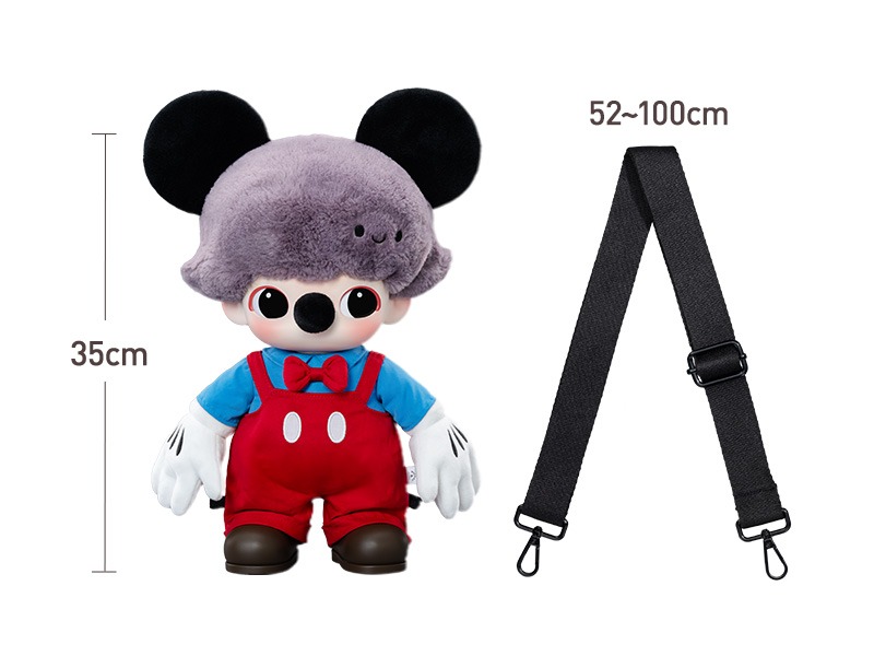楽天市場】DIMOO WORLD × DISNEY Mickey ぬいぐるみバッグ : POP MART