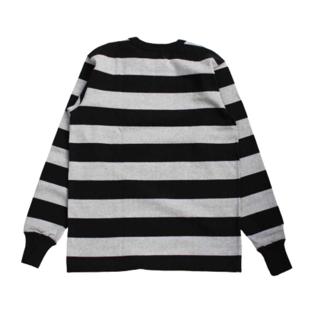 楽天市場】WESTRIDE ウエストライド HEAVY BORDER LONG TEE BLK/H.GRY