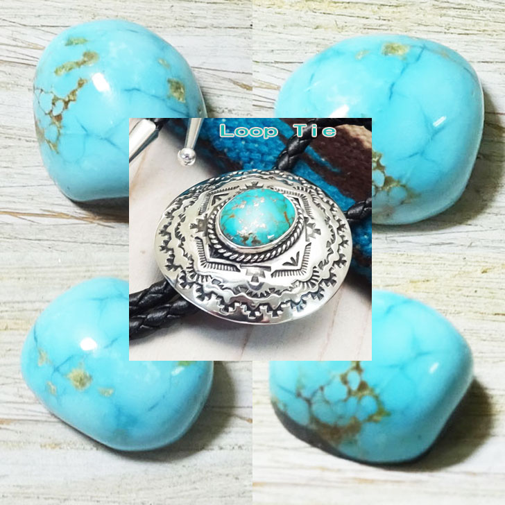 楽天市場】ボロタイ fox ターコイズ ループタイ【受注製作】bolo tie