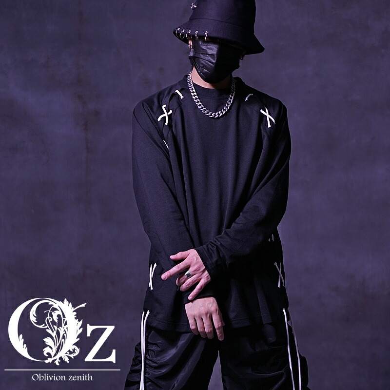 楽天市場】長袖 Tシャツ メンズ ロンT 長袖 V系 ヴィジュアル系