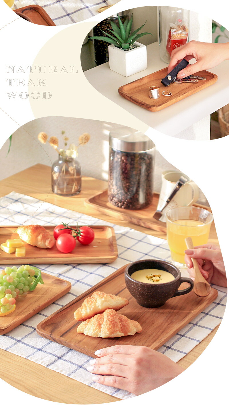 楽天市場】【最大1000円OFFクーポン配布中】 Wood rectangle plate / M