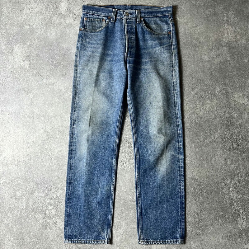 楽天市場】ヒゲ 90s USA製 Levis 501 デニム パンツ 32 33 / 90年代