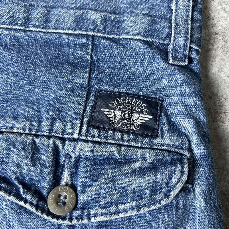 楽天市場】90s DOCKERS 2タック デニム スラックス パンツ 30 30 / 90