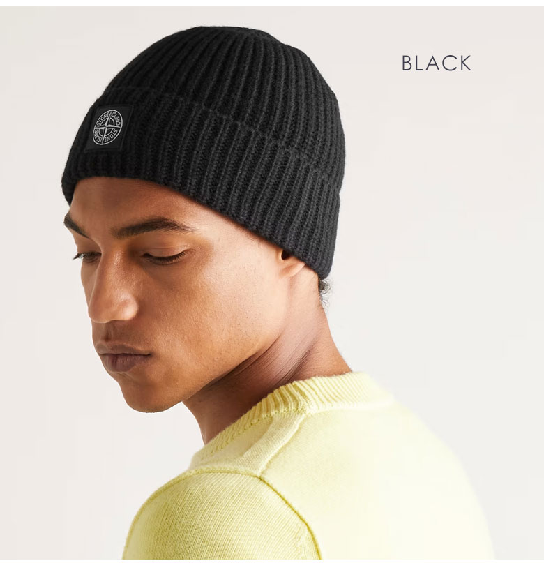 楽天市場】STONE ISLAND ストーンアイランド BEANIE ビーニー ニット帽