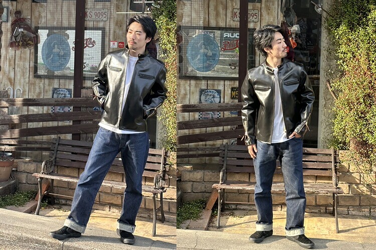 楽天市場】Y'2 LEATHER ワイツーレザー ライダースジャケット PR-64