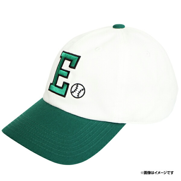 楽天市場】ツイルキャップ［ホワイト×グリーン］《楽天イーグルス