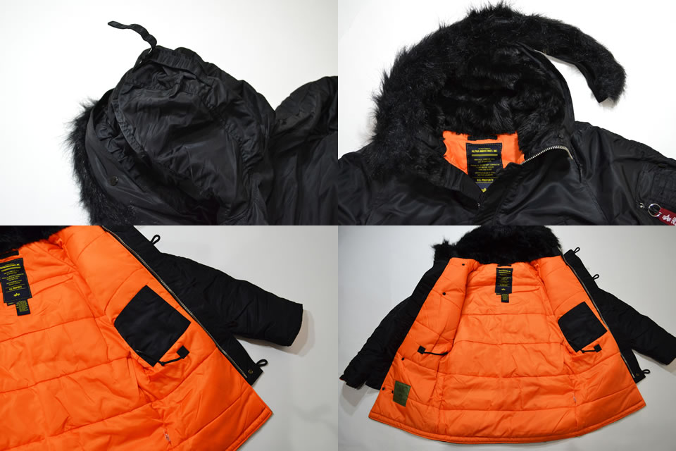 楽天市場】ALPHA INDUSTRIES SLIM FIT N3-B アルファ インダストリーズ