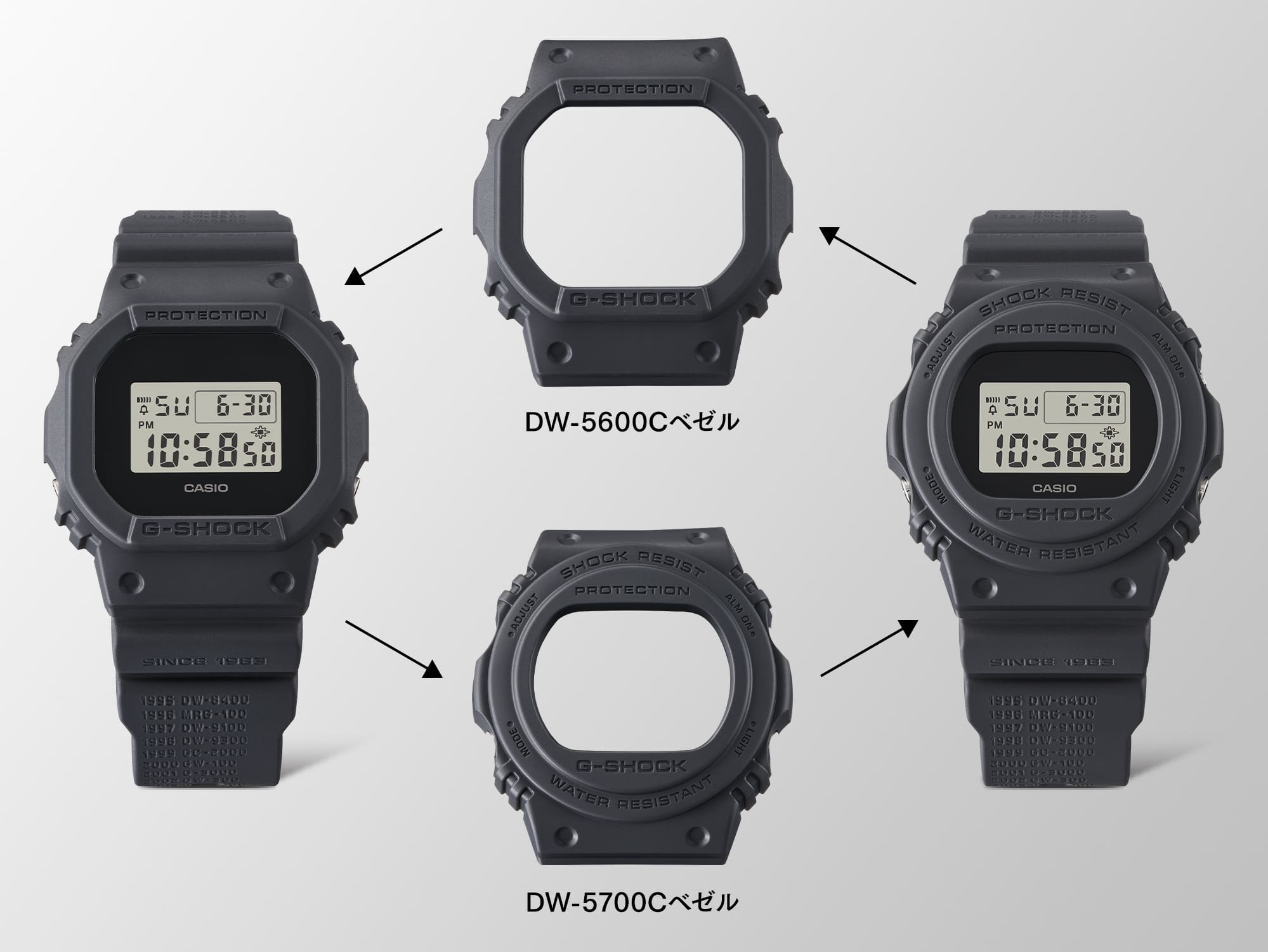 楽天市場】カシオ CASIO Gショック G-SHOCK 5600 SERIES DWE-5657RE