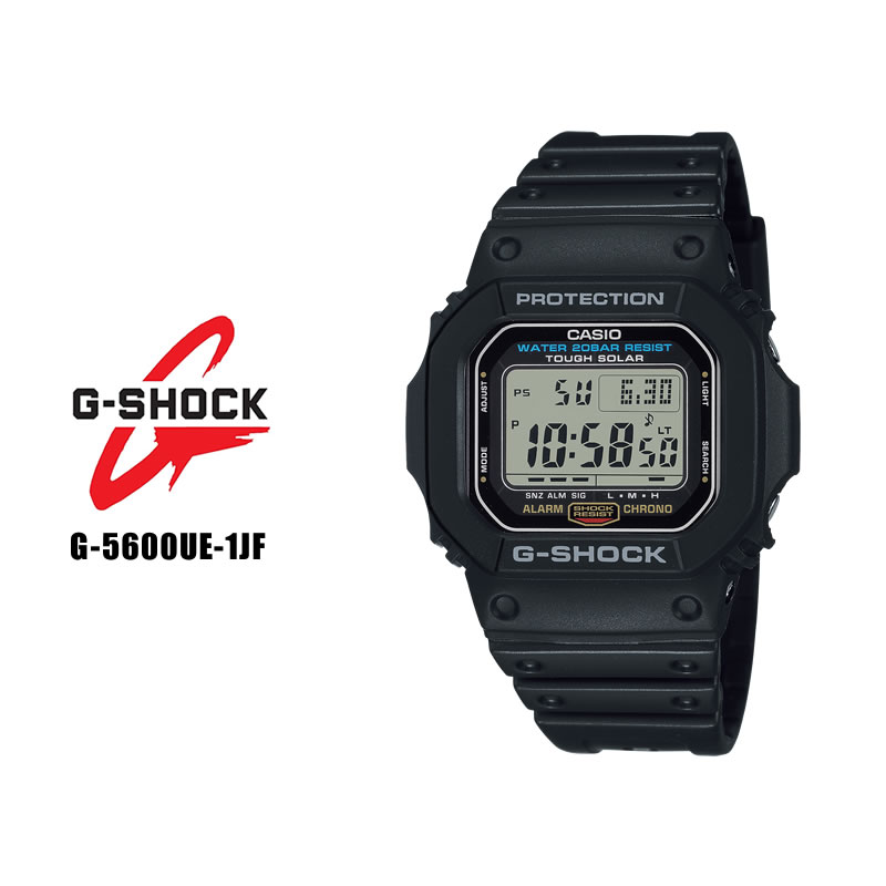楽天市場】カシオ CASIO Gショック G-SHOCK 5600 SERIES G-5600UE-1JF