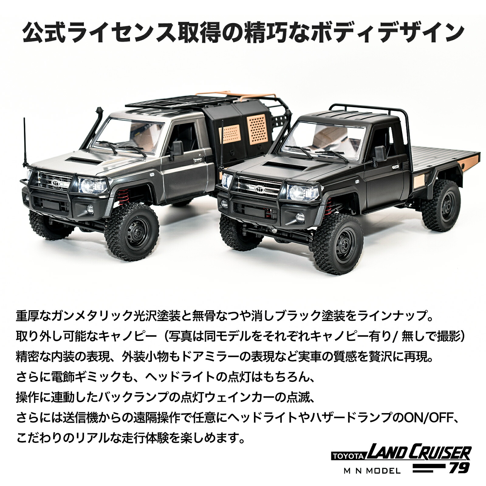 楽天市場】【楽天SS○10％OFF】MNモデル トヨタ ランドクルーザー79