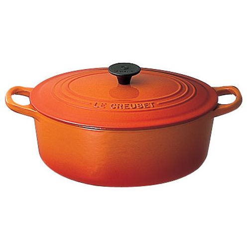 ル・クルーゼ ココット・オーバル 27cm 2502-27 [オレンジ] (鍋) 価格