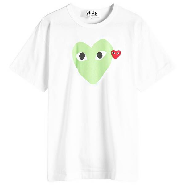 楽天市場】PLAY COMME des GARCONS GREEN HEART Tシャツの通販