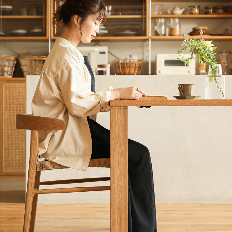 楽天市場】Re:CENO product｜ダイニングテーブル OAK 150×80