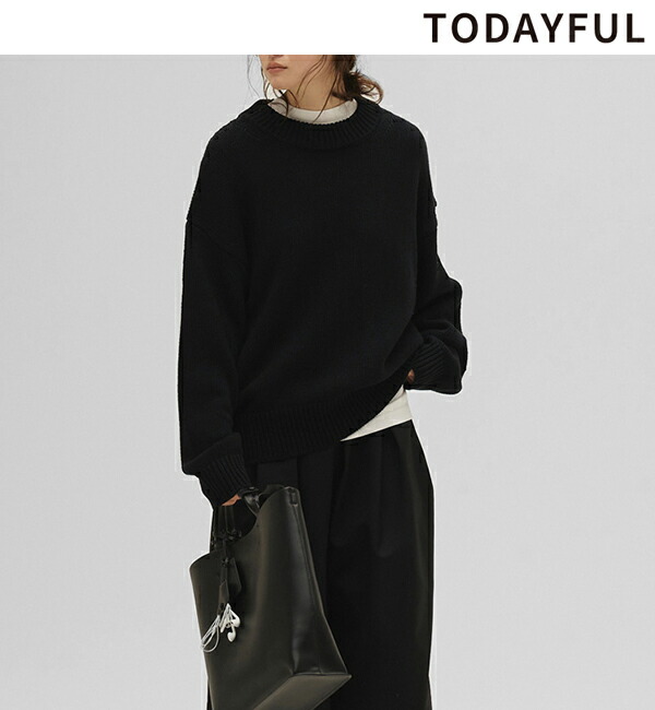 楽天市場】【SOLD OUT】TODAYFUL トゥデイフル Roundhem Linen Knit