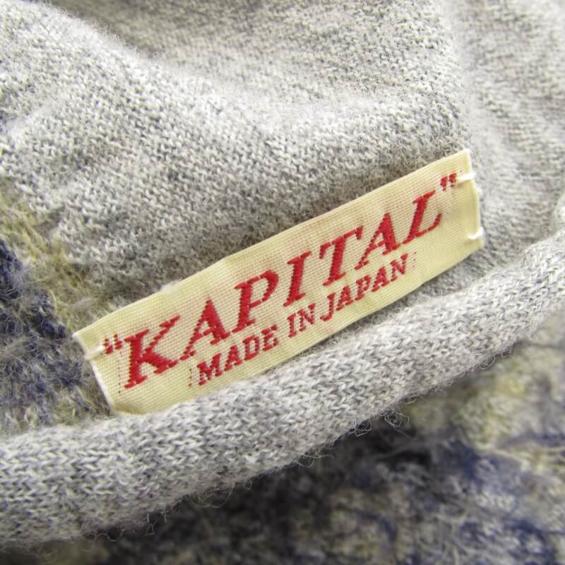 楽天市場】【中古】KAPITAL キャピタル ストール 縮絨ウールビッグママ
