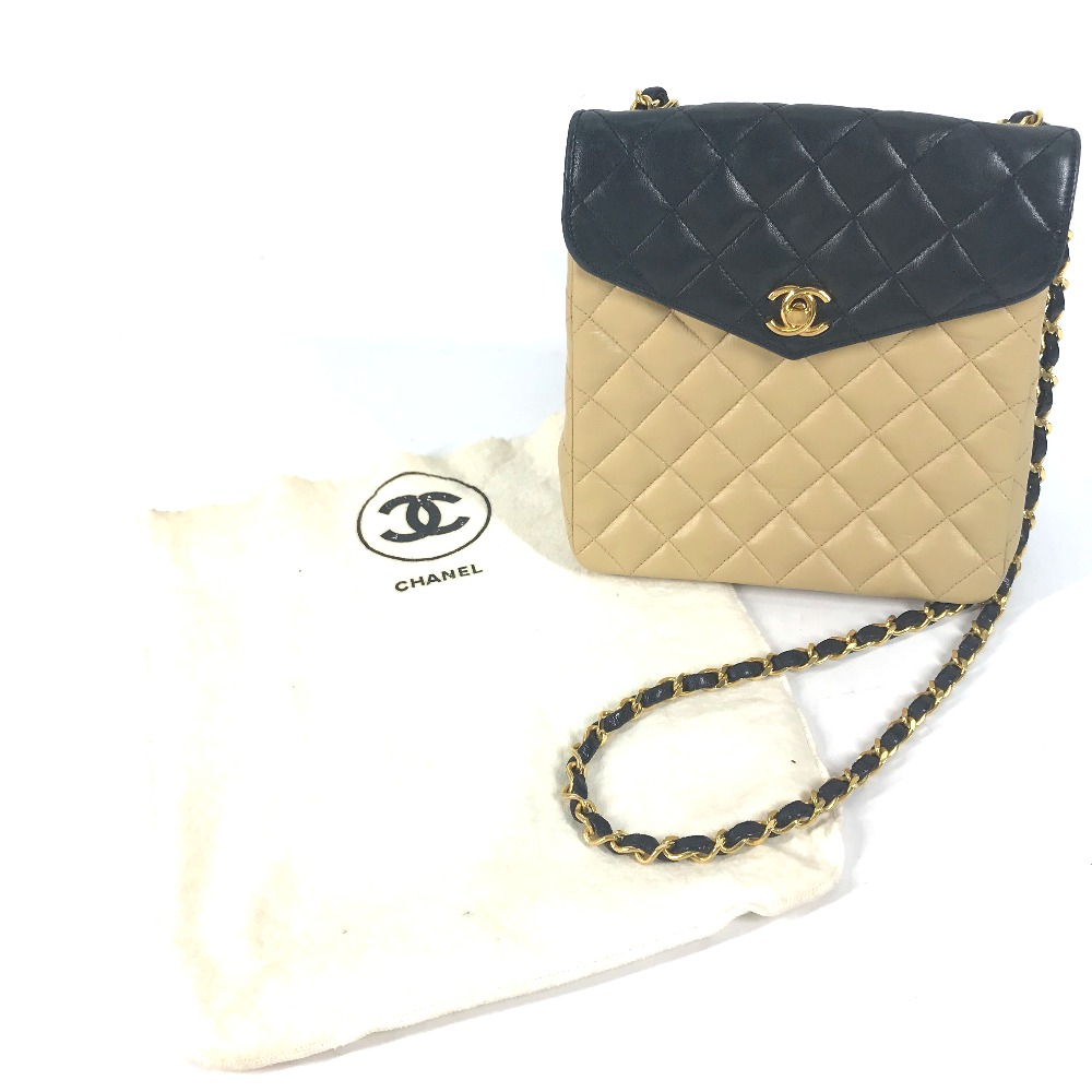 楽天市場】CHANEL シャネル バイカラー CC ココマーク マトラッセ