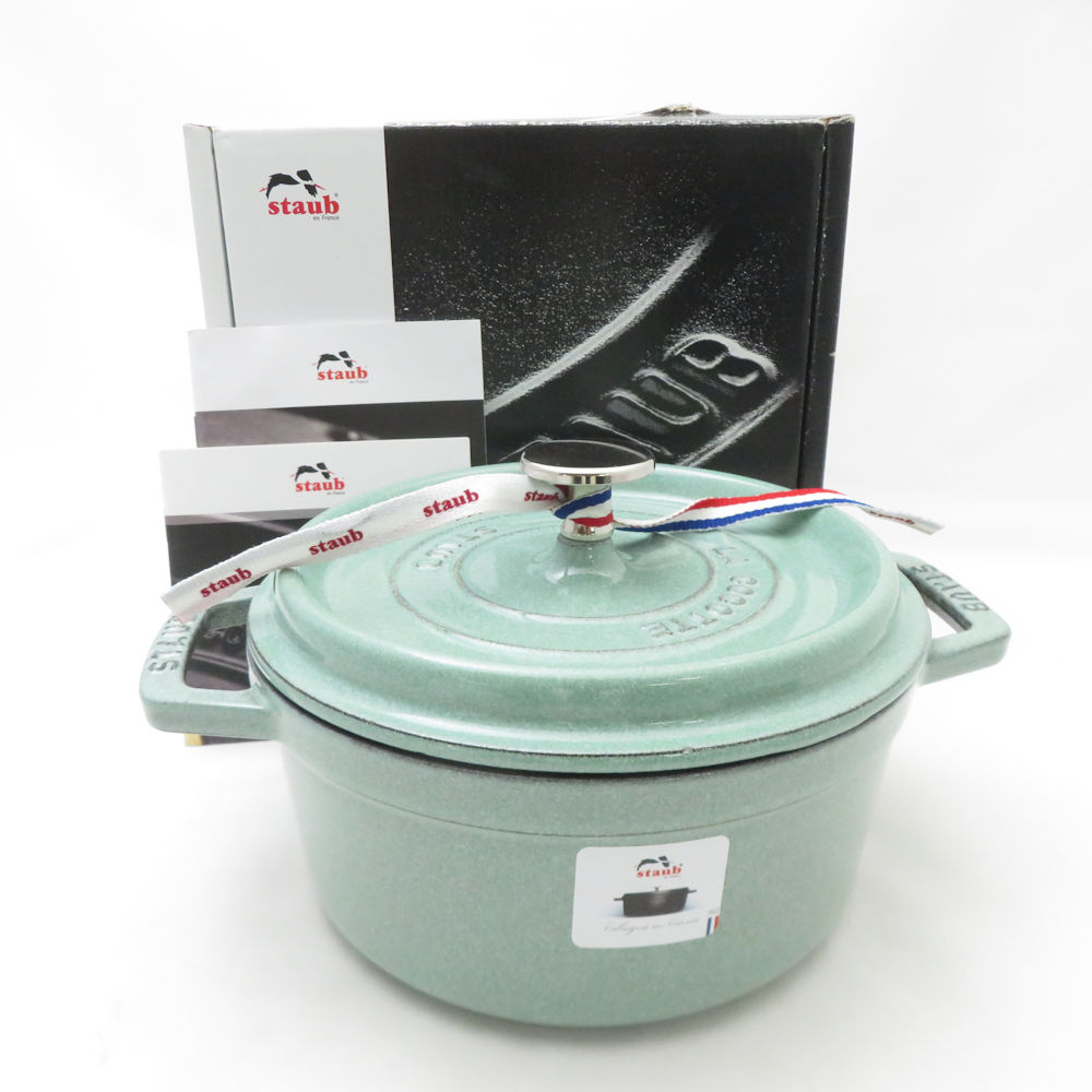 楽天市場】staub 18（カラーグリーン）（鍋・フライパン｜キッチン用品