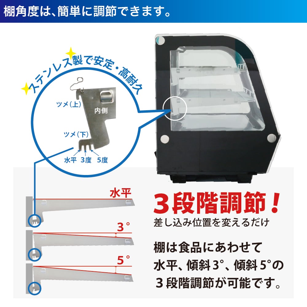 楽天市場】卓上 対面冷蔵ショーケース 120L RCS-T70S2RB レマコム 業務