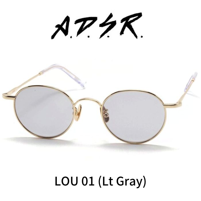 姫*郎様 値下げ 【ADSR】LOU/アイウェア ライトグレーサングラス