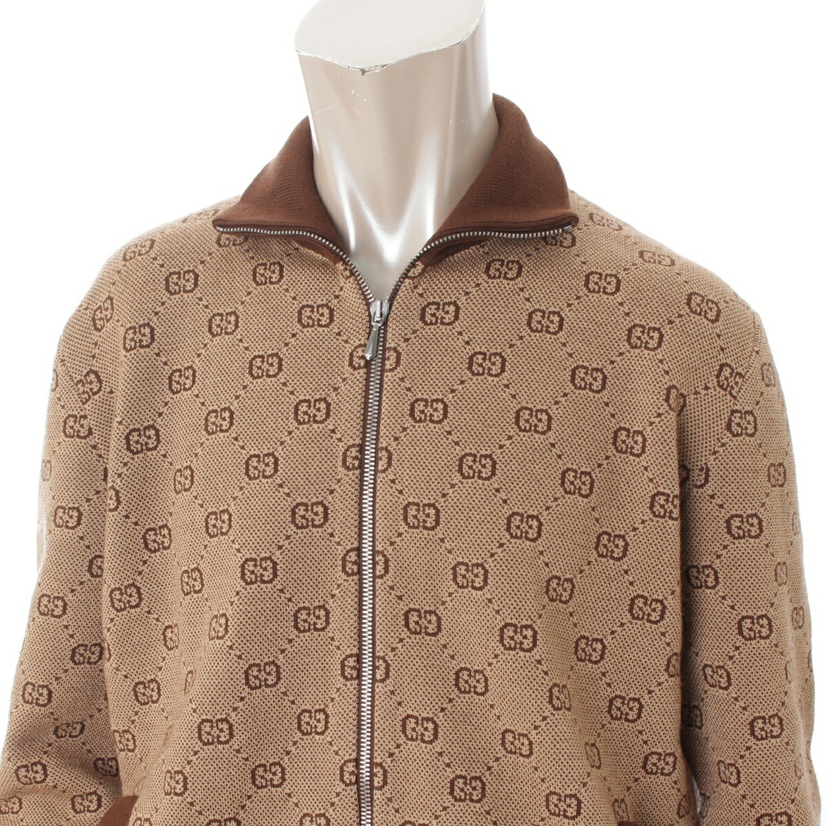 楽天市場】【グッチ】Gucci 19SS メンズ GGジャカードニット ボンバー