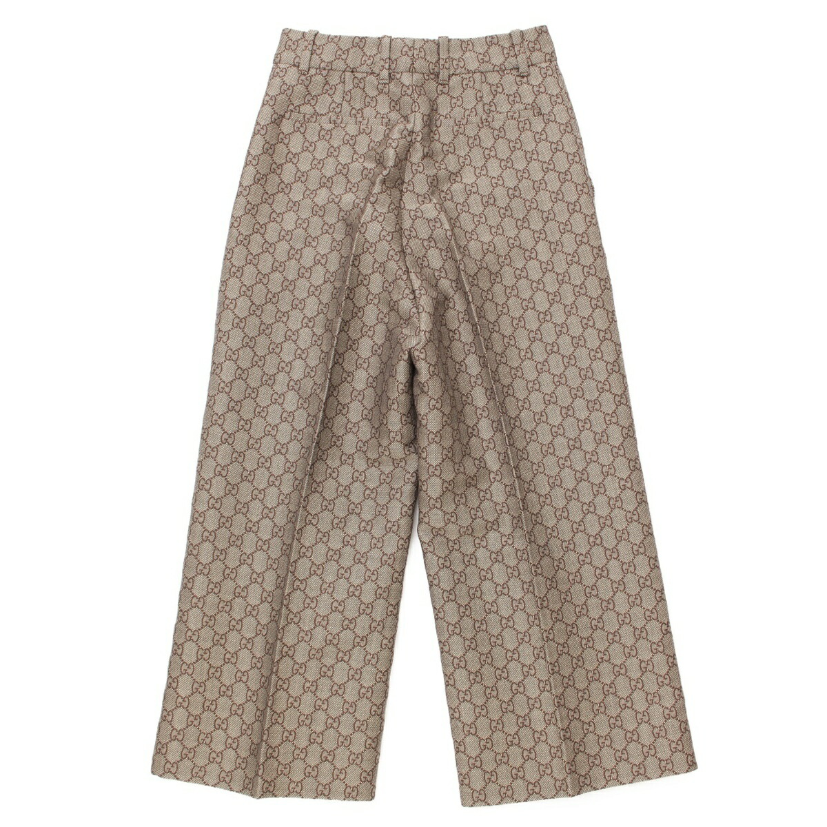 楽天市場】【グッチ】Gucci 19SS GG柄 ウールキャンバス キュロット