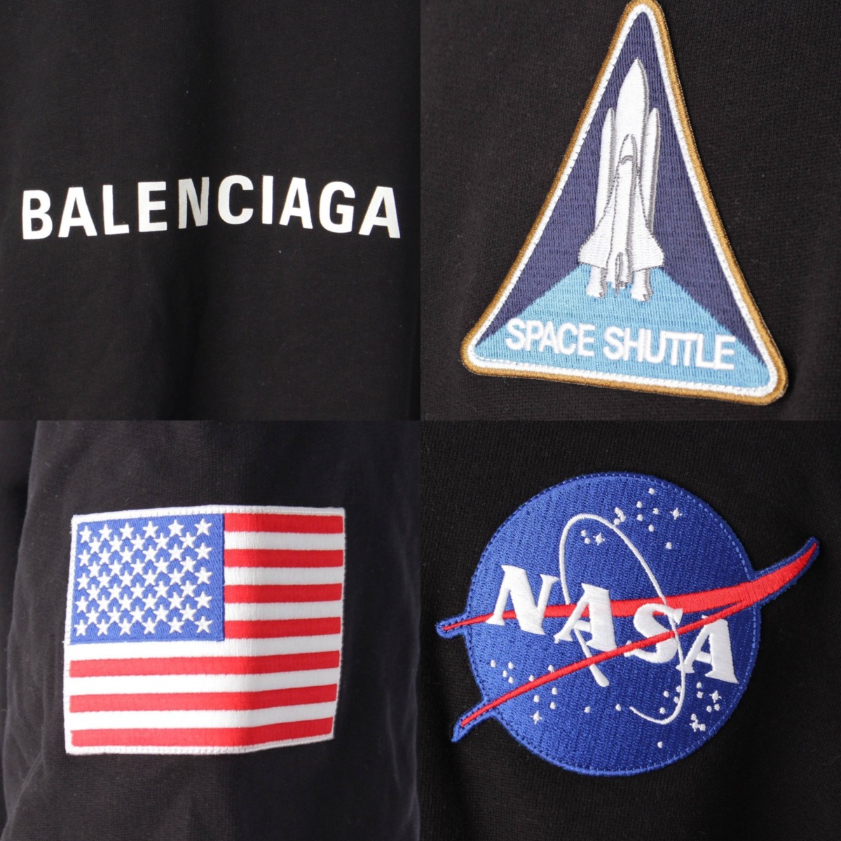 楽天市場】【バレンシアガ】Balenciaga NASA スペース フーディ