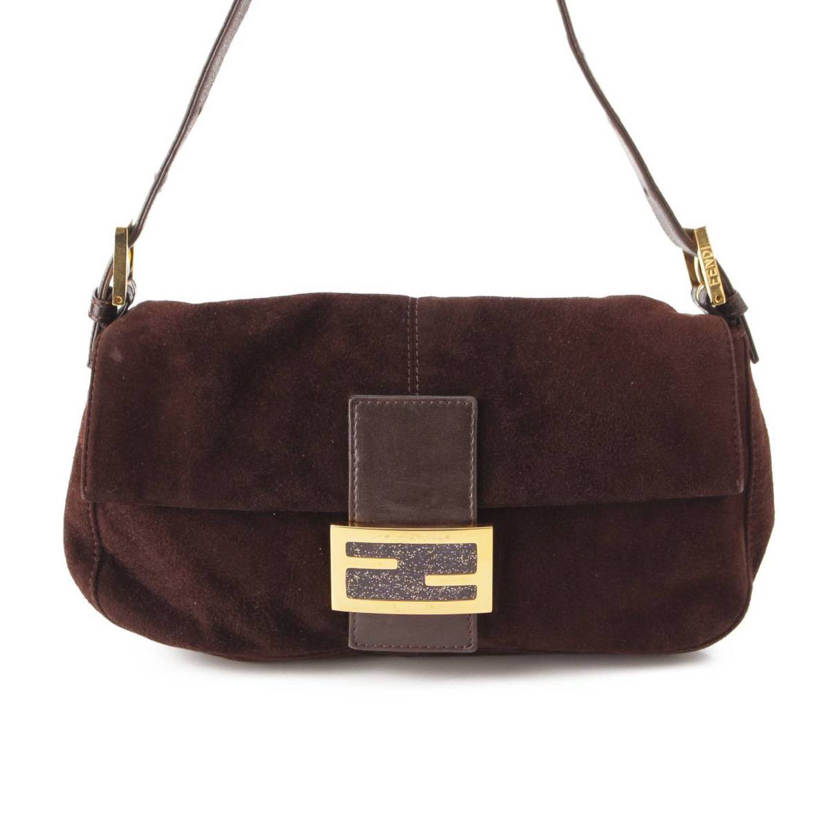 楽天市場】【フェンディ】Fendi マンマバケット ラメFF スエード ワン