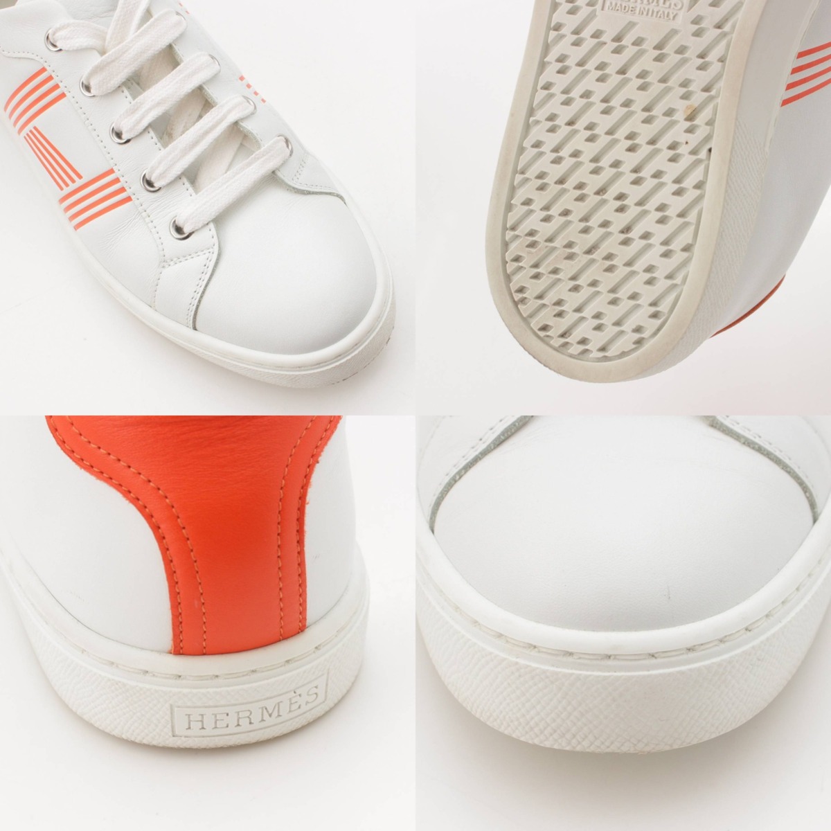 楽天市場】【エルメス】Hermes アヴァンタージュ Hロゴ スニーカー