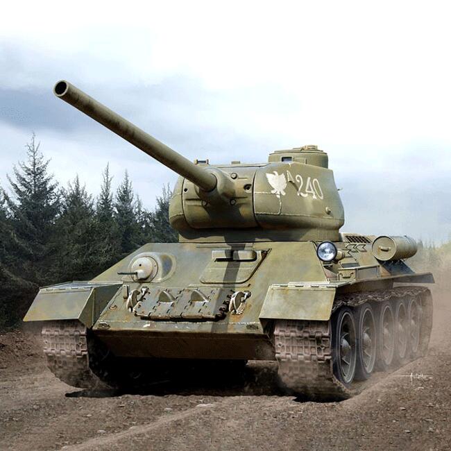 楽天市場】ロシア軍 ソビエト連邦中型戦車 T-34-85 183番 ウラル戦車