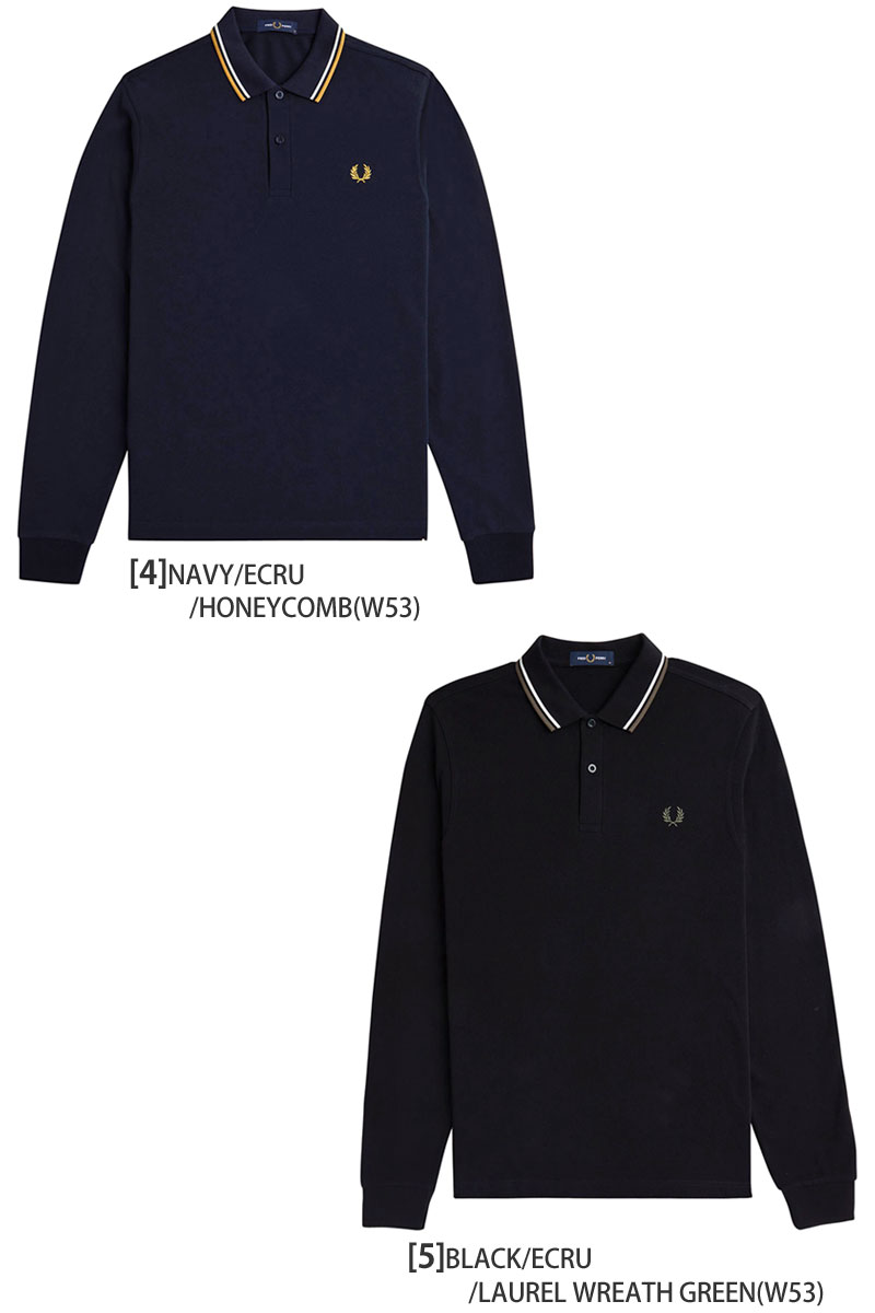 楽天市場】フレッドペリー FREDPERRY ポロシャツ 長袖 メンズ M3636 ザ