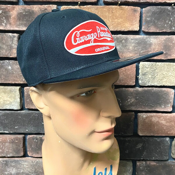 楽天市場】GARAGE PARADISE ORIGINAL FLAT VISOR CAP 2 ガレージ