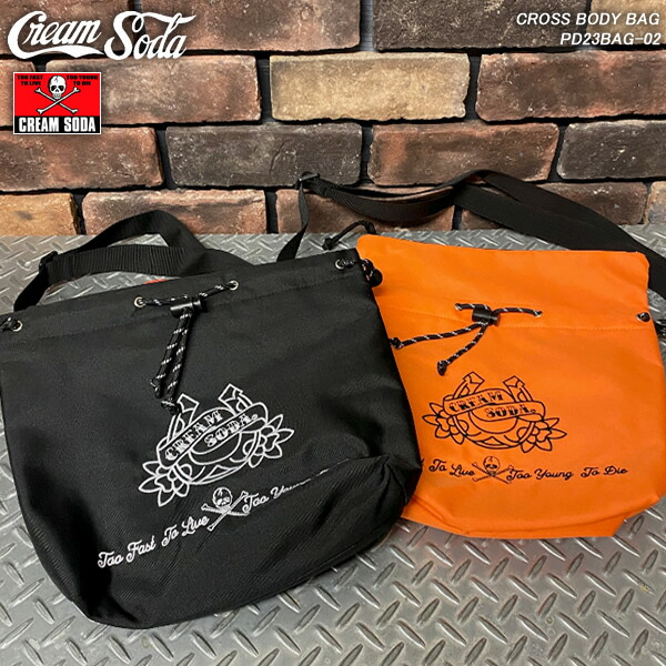 楽天市場】CREAM SODA クリームソーダ CROSS BODY BAG クロスボディー