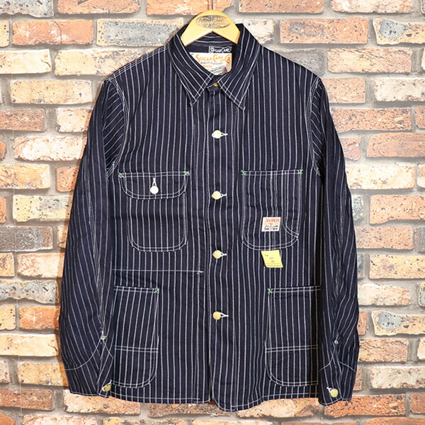 楽天市場】SUGAR CANE シュガーケーン 9oz. WABASH STRIPE WORK COAT